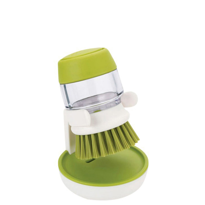 ScrubEase Soap-Dispensing Palm Brush Set