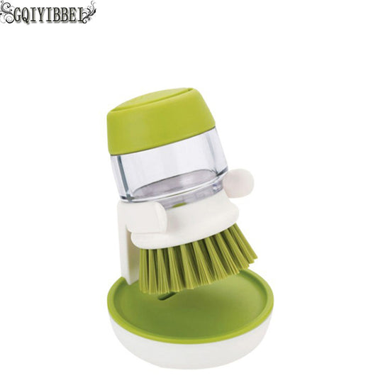 ScrubEase Soap-Dispensing Palm Brush Set