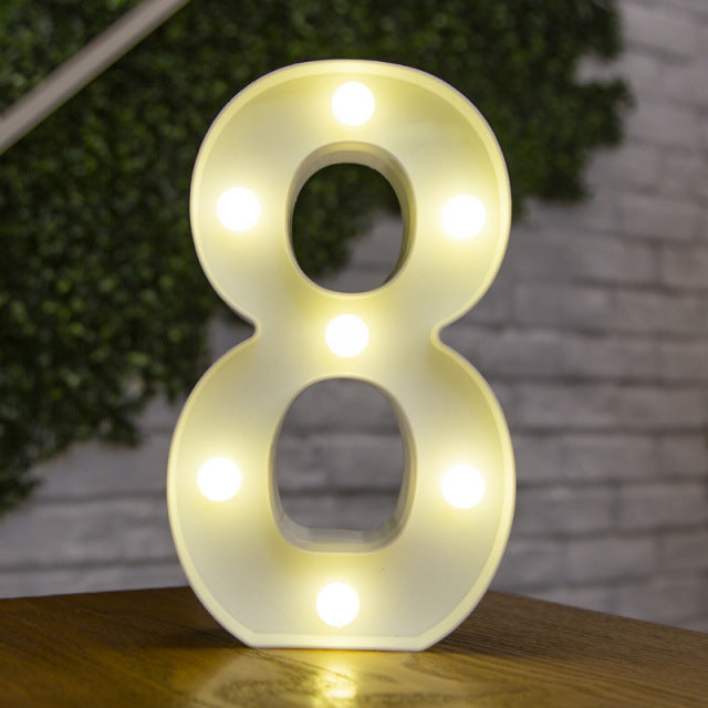 Alphabet Letter LED Lights