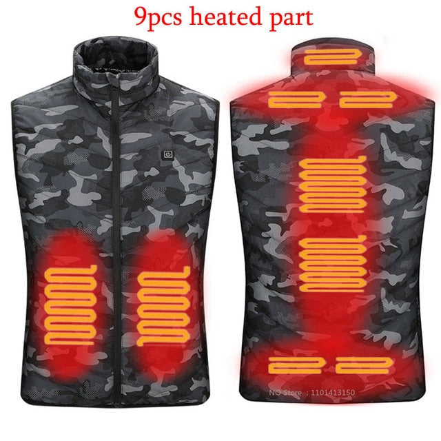 Camouflage Heating Vest